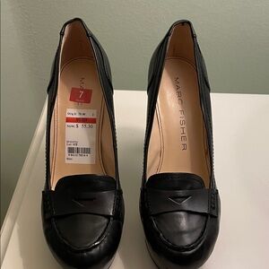 Marc Fisher Black Loafers for Women